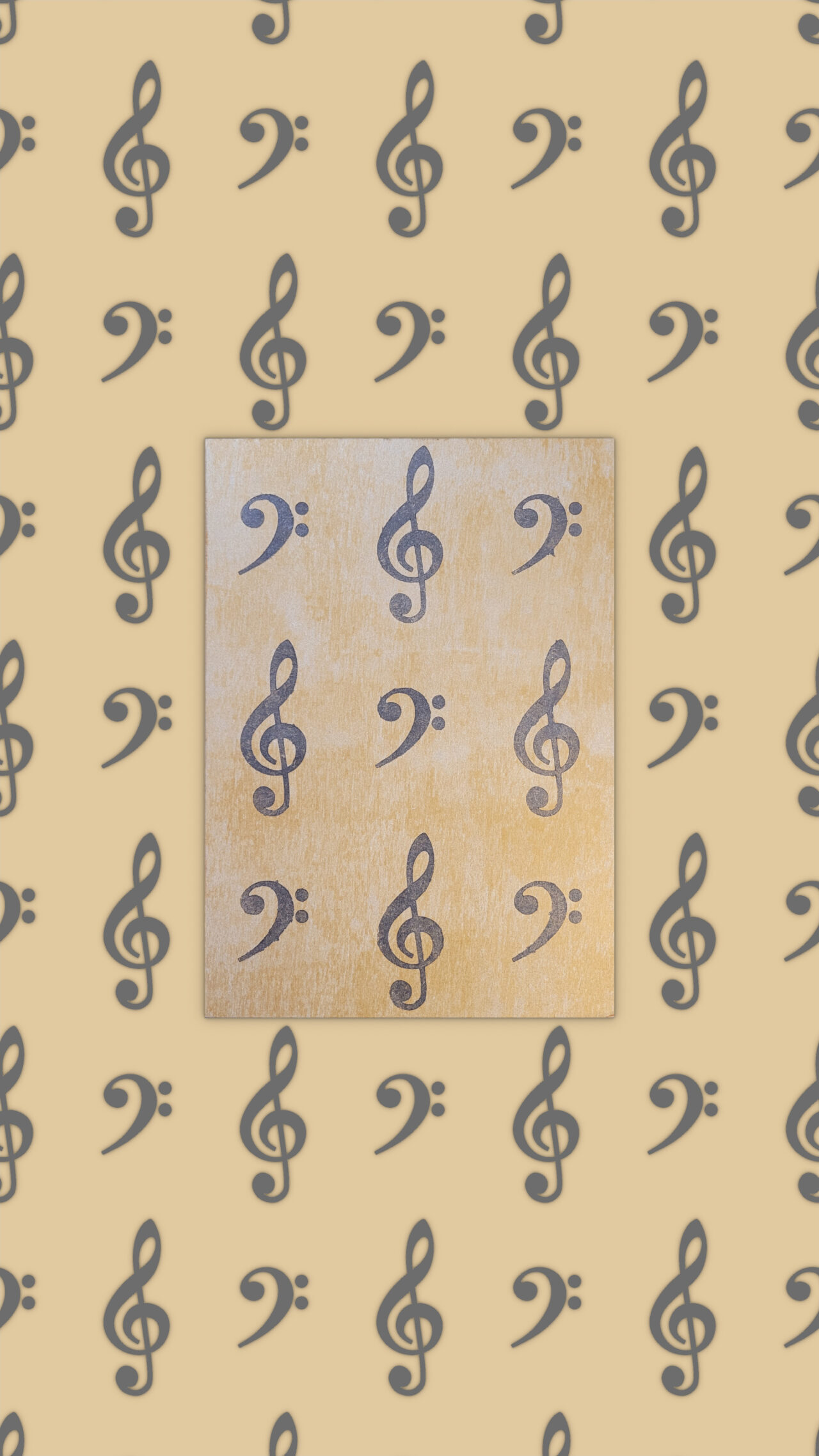 music-key-stencil-golden-black