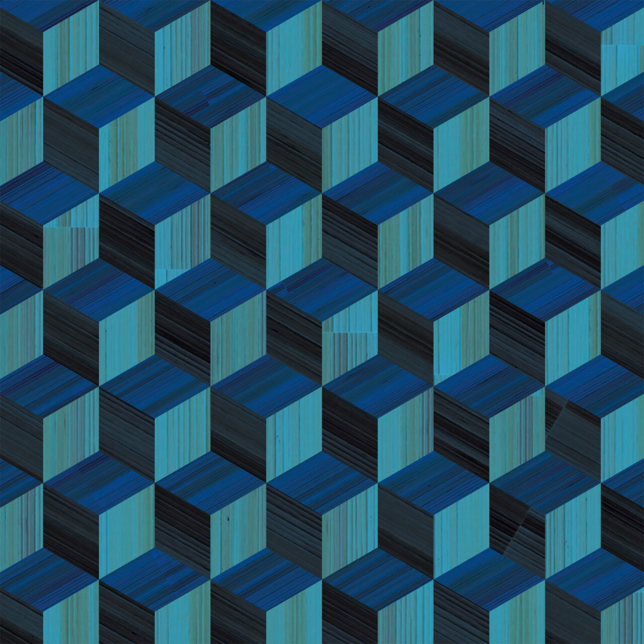 Straw-marquetry-cubes-blue-black